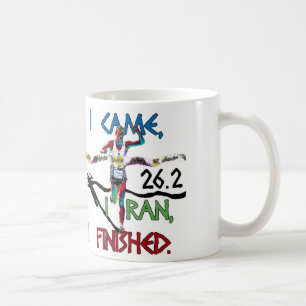 Ich kam, ich lief, ich beendete - Tasse 26,2