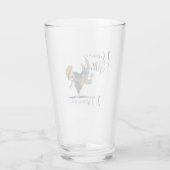 Ich kam, ich sah, ich drehte. lustiger Judo Glas (Rückseite)
