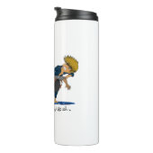 Ich kam, ich sah, ich drehte. lustiger Judo Thermosbecher (Nach rechts gedreht)