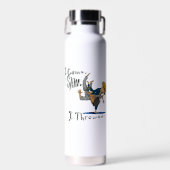Ich kam, ich sah, ich drehte. lustiger Judo Trinkflasche (Vorne)