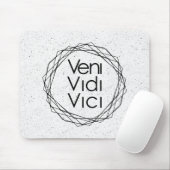 Ich kam, ich sah, ich eroberte "Veni, Vidi, Vici " Mousepad (Mit Mouse)
