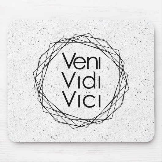 Ich kam, ich sah, ich eroberte "Veni, Vidi, Vici " Mousepad (Vorne)