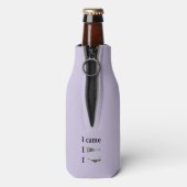 Ich kam, ich sah, ich… flaschenkühler (Flasche Rückseite)