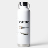 Ich kam, ich sah, ich… trinkflasche (Vorderseite)