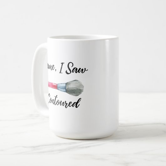 ICH KAM. ICH SAH. ICH UMRISS KAFFEETASSE (Vorderseite Links)