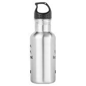 Ich kam ich spielte trinkflasche (Rückseite)