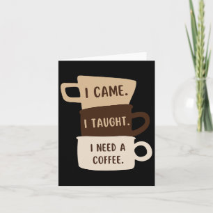 Ich kam mir beigebracht, dass ich einen Kaffee bra Karte