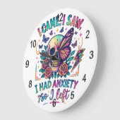Ich kam und sah, wie ich Angst hatte... Große Wanduhr (Winkel)