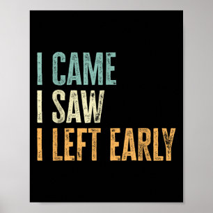 Ich kam und sah, wie ich frühe lustige Introvertie Poster