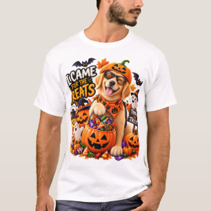 Ich kam wegen der Süßigkeiten Lustiger Halloween-H T-Shirt