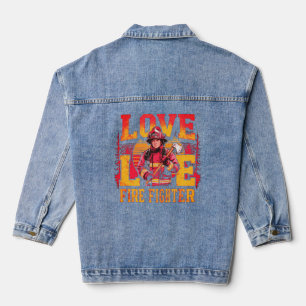 Ich kämpfe Brände und Rettete Leben Jeansjacke