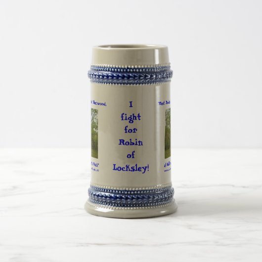 Ich kämpfe für Robin! Bierglas (Mittel)