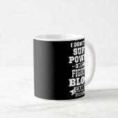 Ich kämpfe gegen Blutkrebs Motivierend L Kaffeetasse (VorderseiteRechts)