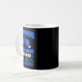 Ich kämpfe gegen schwere Alopezie Kaffeetasse (Vorderseite Links)