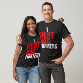 Ich kämpfe Hunde kämpfen Anti-Fighting Pro Rettung T-Shirt (Unisex)