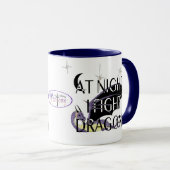 Ich kämpfe mit der Drache-Tasse (Farbe) Tasse (VorderseiteRechts)