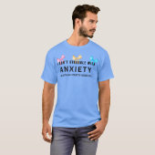 Ich kämpfe nicht mit Angst Geschenk T-Shirt (Vorne ganz)