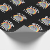 Ich kämpfe nicht mit Autismus Autistisch Funny Rac Geschenkpapier (Ecke)