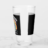 Ich kämpfe nicht mit Autismus Autistisch Funny Rac Glas (Links)