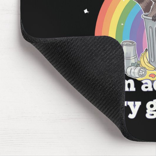 Ich kämpfe nicht mit Autismus Autistisch Funny Rac Mousepad (Ecke)