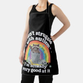 Ich kämpfe nicht mit Autismus Autistisch Funny Rac Schürze (InSitu)