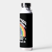 Ich kämpfe nicht mit Autismus Autistisch Funny Rac Trinkflasche (Links)