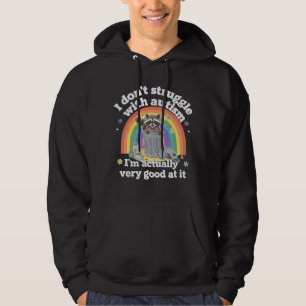 Ich kämpfe nicht mit Autismus Autistisch Lustiger Hoodie