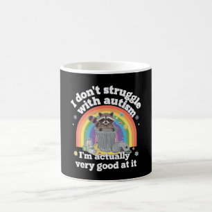 Ich kämpfe nicht mit Autismus Autistisch Lustiger  Kaffeetasse
