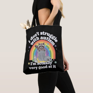 Ich kämpfe nicht mit Autismus Autistisch Lustiger  Tasche