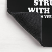 Ich kämpfe nicht mit Autismus, ich bin sehr gut da Mousepad (Ecke)