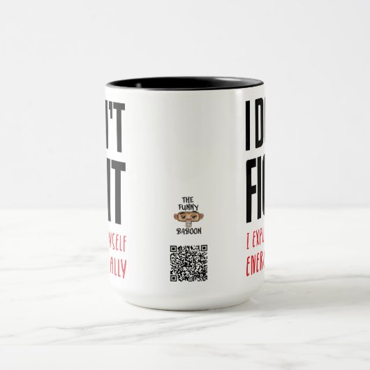 Ich kämpfe nicht tasse (Zentrum)