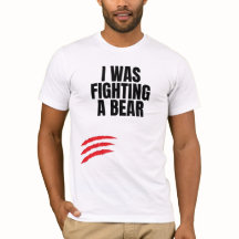 Ich kämpfte gegen einen Bären