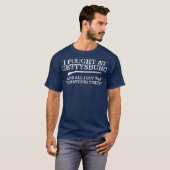 Ich kämpfte in Gettysburg Mens Funny Reenactor T-Shirt (Vorne ganz)
