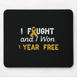 Ich kämpfte und gewann 1 Jahr kostenlosen Kinderkr Mousepad