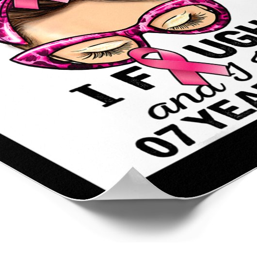 Ich kämpfte und ich gewann 7 Jahre frei Messy Bun  Poster (Ecke)