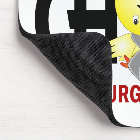 Ich kämpfte wie ein Gehirn-Operations-Überlebender Mousepad (Ecke)