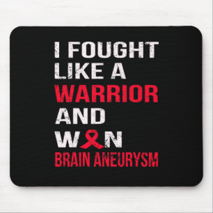 ICH KÄMPFTE WIE EIN KRIEGER UND GEWONNE GEHIRN ANE MOUSEPAD