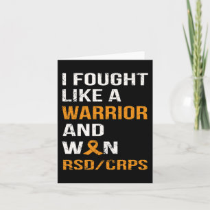 ICH KÄMPFTE WIE EIN KRIEGER UND WON RSD - CRPS KARTE