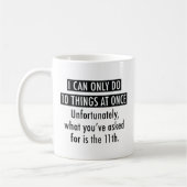 Ich kann 10 Dinge auf einmal tun Kaffeetasse (Links)