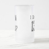 Ich kann 13,1 laufen lassen - Linkshänder Mattglas Bierglas (Mittel)