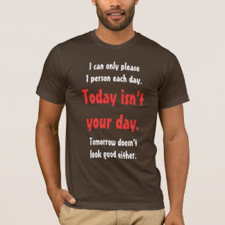 Ich kann 1 Person jeden Tag nur gefallen T-Shirt