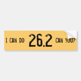 Ich kann 26,2 tun -- Können Sie? - Besonders Autoaufkleber