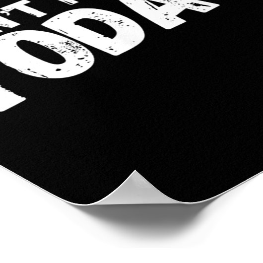 Ich kann't Leute heute T - Shirt_2.png Poster (Ecke)