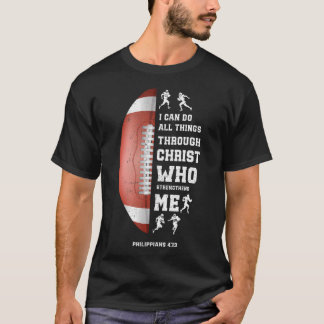 Ich kann alle Dinge durch Christus Christlicher Fu T-Shirt