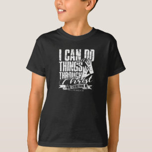 Ich kann alle Dinge durch Christus, der T-Shirt