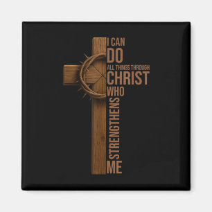 Ich kann alle Dinge durch Christus Jesus tun Chris Magnet