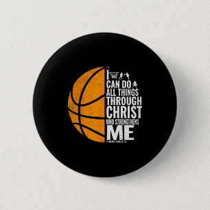 Ich kann alle Dinge durch Christus tun Christliche Button