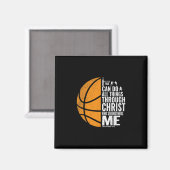 Ich kann alle Dinge durch Christus tun Christliche Magnet (Vorderseite/Rückseite)