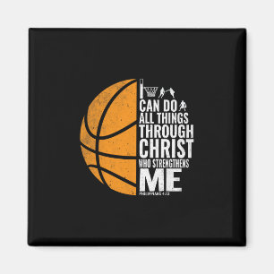 Ich kann alle Dinge durch Christus tun Christliche Magnet