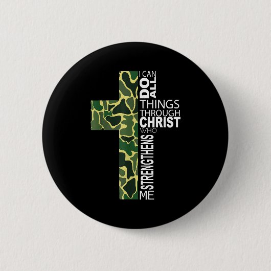 Ich kann alle Dinge durch Christus tun, der mich s Button (Vorderseite)